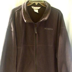 Columbia Men's Dark Gray Full Zip Fleece Jacket Size 3X